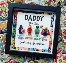 Here, 37 gifts for new dads to make life with the baby easier. Daddy You Are My Superhero Frame Daddy Shadowbox Daddy From Etsy Daddy Birthday Gifts Superhero Gifts Homemade Fathers Day Gifts