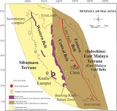 The shortest distance from the east to west coast (as the crow flies) would be 2,092 miles from san diego, ca to jacksonville, fl. Map Of Tectonic Belts Of Peninsular Malaysia Showing The Western Download Scientific Diagram