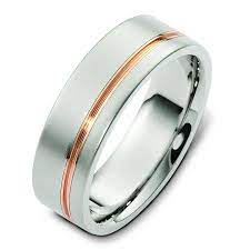 Product Detail By Weddingbands Com Titanium Wedding Band Mens Titanium Rings For Men Sterling Silver Wedding Band