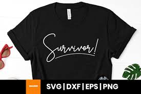 Create your diy shirts, decals, and much more using your cricut explore, silhouette and other cutting machines. Survivor Svg Quote Graphic By Maumo Designs Creative Fabrica