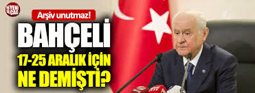 Bahceli 17 25 Aralik Icin Ne Demisti