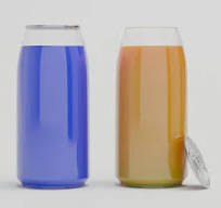 350/500ml Plastic Easy Open Can Plastic Bottle with Pull Tab ...