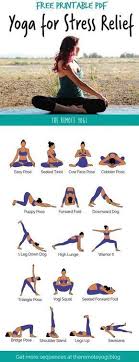Yoga Poses For Stress Relief Free Yoga Pdf Easy Yoga Workouts Yoga For Stress Relief Yoga Poses
