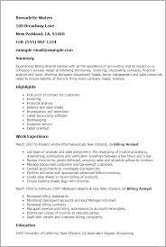 On the low end, financial clerks. 1 Billing Analyst Resume Templates Try Them Now Myperfectresume