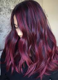 Opt for burgundy hair extensions. 7 Gorgeous Highlights To Go For If You Have Black Hair
