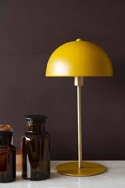 Art Deco Canopy Table Lamp Ochre Gold In 2020 Table Lamp Art Deco Bedroom Art Deco