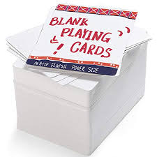 Playing blank card cardboard (preferably that of the air cushion or smooth surface variety). Make Playing Cards The Best Amazon Price In Savemoney Es