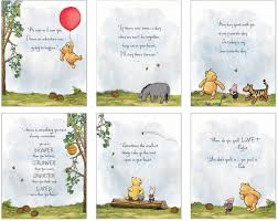 Next, extend a long, curved line beneath the head and double it back upon itself to enclose the pudgy body. Amazon Com Winnie The Pooh Art Prints Set Of 6 8 Inches X 10 Inches Baby Shower Decorations Nursery Wall Art Decor Baby Bedroom Kids Playroom Decor Kitchen Dining