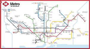 In december 2009, the barcelona metro became the first electrified railway network in spain with automatic trains on all its lines. Barcelona Metro Map Lmdes Plano Metro Mapa Del Metro Estacion De Tren