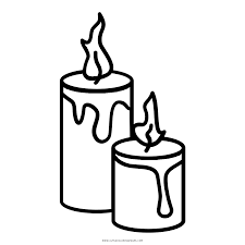 Free christmas candle coloring pages. Candles Coloring Page Ultra Coloring Pages