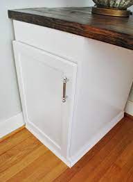 After doing enough research and. Adding Molding To Cabinets To Make Them Look Built In Young House Love