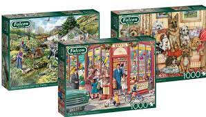 While artwork, piece size, and. Ten Brand New Falcon De Luxe Puzzles Available Now Jumbo