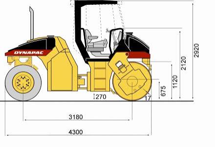 Dynapac CC222C-HF Smooth Drum Roller
