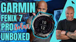 GARMIN FENIX 7 PRO SOLAR-UNBOXED| 47mm Multisport ... - YouTube