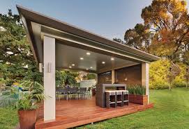 Pin By Stratco On Stratco Pavilion Howto Outdoor Pavillion Pool Houses Backyard Pool Landscaping