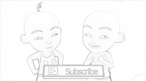 Mewarnai gambar kartun upin ipin belajarmewarnai info. Mewarnai Sketsa Gambar Kartun Upin Ipin Terbaru Kataucap