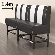 Swedbank is a modern bank with its roots firmly planted in the history of sweden's savings banks and the cooperative agricultural bank tradition. New American 1 Gastro Hoch Bank B140xh133cm Schwarz Weiss Diner Bar