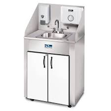 Ozark River Elite Pro 1 Portable Hot Water Sink W Stainless Steel Top And Basin Sink Portable Sinks Stainless Steel Counters