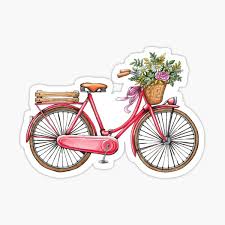 Only 1 available and it's in 4 people's carts. Bike With Basket Stickers Redbubble