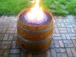 Pin By Linda Cronkhite On Garden Ideas Wine Barrel Fire Pit Barrel Fire Pit Wine Barrel
