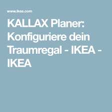 Kallax Planer Konfiguriere Dein Traumregal Ikea Ikea Kallax Ikea Planer