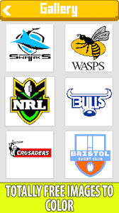The company that develops rugby logos pixel art: Updated Rugby Logos Pixel Art Color By Number Book Pages Pc Android App Download 2021