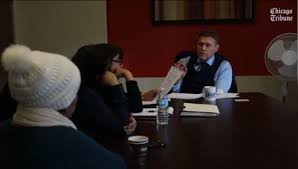 Christopher Helt Esq Preparing His Client For Her Upcoming Individual Hearing At The Chicago Immigration Court Talk Show Esquire Court