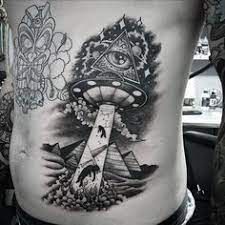Ufo tattoo designs for women and girls. Ufo Tattoos Art