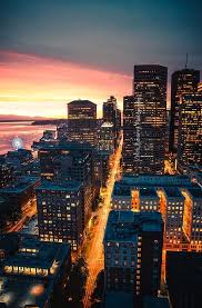 Downtown Seattle Sunset Cityscape Seattle Washington Photography Seattle Photo Seattle Photography Seatt In 2020 Seattle Photos City Aesthetic Seattle Photography