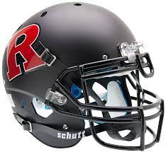 Rutgers Scarlet Knights Authentic College Xp Football Helmet Schutt Matte Black Red R Football Helmets Rutgers Scarlet Knights Helmet
