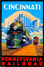 Pin By Campstone Stuff On Midcentury Trains And Planes Vintage Travel Posters Railroad Art Travel Posters