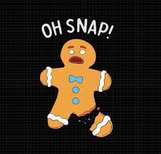 Trace the pieces on parchment paper and cut them out. Gingerbread Man Oh Snap Svg Oh Snap Gingerbread Gingerbread Man Oh Snap Christmas Funny Cookie Baking Gingerbread Svg Gingerbread Christmas Svg Buy T Shirt Designs