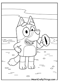 Kids can use pencils, crayons or felt pens. Bluey Coloring Pages Updated 2021