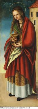 Ein modell, daß vom bildhauermeister leo moroder aus st. Die Hl Barbara Alte Meister Renaissance Heilige Barbara