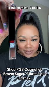 Kiss Beauty Matte Lipstick Brown Sugar