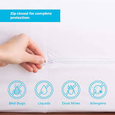 However, there are a few precautionary steps that you he also recommends putting an encasement over your new mattresses since this makes it easier to find and destroy bedbugs on the outer surface. Amazon Com Linenspa Waterproof Bed Bug Proof Encasement Protector Blocks Out Liquids Bed Bugs Dust Mites And Allergens Home Kitchen