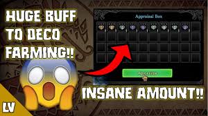 Decoration Farming Just Got A Lot Easier Mhw Iceborne Youtube