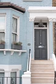 Light Blue Paint Exterior Traditional With Vinyl Raised Panel Shutters Gray Color House Exterior Blue Exterior House Paint Color Combinations Light Blue Houses
