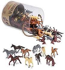 Battat Terra An6038z Mini Horse Figures Horse Cake Toppers Miniature Horse Farm Animal Toys