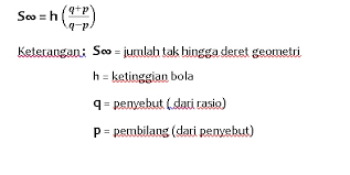 Check spelling or type a new query. Belajar Singkat Trik Menghitung Panjang Lintasan Bola Deret Geometri Tak Hingga