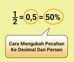 Cara Mengubah Pecahan Biasa Ke Desimal Dan Persen Cilacap Klik