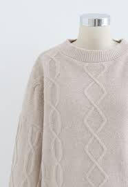 Chicwish traces its beginnings back to the original idea: Cable Knit Sweater And Shorts Set In Sand Retro Indie And Unique Fashion