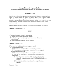 Spc2023 animal rights informative s. How To Outline A Speech Examples