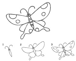 Menggambar kupu kupu menggambar dan mewarnai kupu kupu drawing and colouring butterfly. Cara Menggambar Kupu Kupu Yang Mudah Gambaryuk