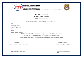 Download laporan magang smk keahlian perbankan bentuk word cahdeso mimpi besar anak desa. Doc Sertifikat Prakerin Ssn Kurniawan Academia Edu