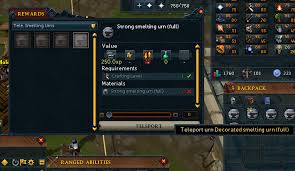 Decorated Urn Wont Teleport This Menu Pops Up And Theres No Decorated Urn Option Runescape