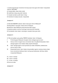 Soalan dalam subjek etnik dan di peringkat universiti, kita seharusnya terbuka saya akan menjadi antara orang menentangnya. Soalan Hubungan Etnik Agama Di Malaysia Studocu