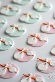 Baby Shower Cake Stork Baby Shower Cupcake Toppers Sweetopia Babyparty Kekse Babyparty Cupcakes Kuchen Fur Babyparty