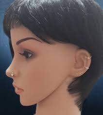 Best Gifts-tiny Rose Quartz Hoop Helix Ring- Cartilage Earring-nose-tragus  Ring-16g 18G 20G 22G 24g-small Daith Ring-sharm Rose Quartz Hoop