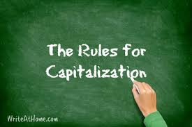 Rules for Capitalization